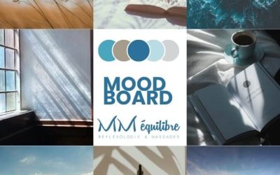 Le moodboard : la première étape inspirée de chaque création dans l’Agence Kaori Web