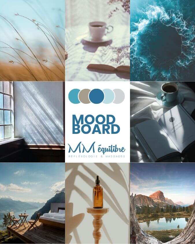 moodboard mm equilibre agence kaori web création digitale hérault