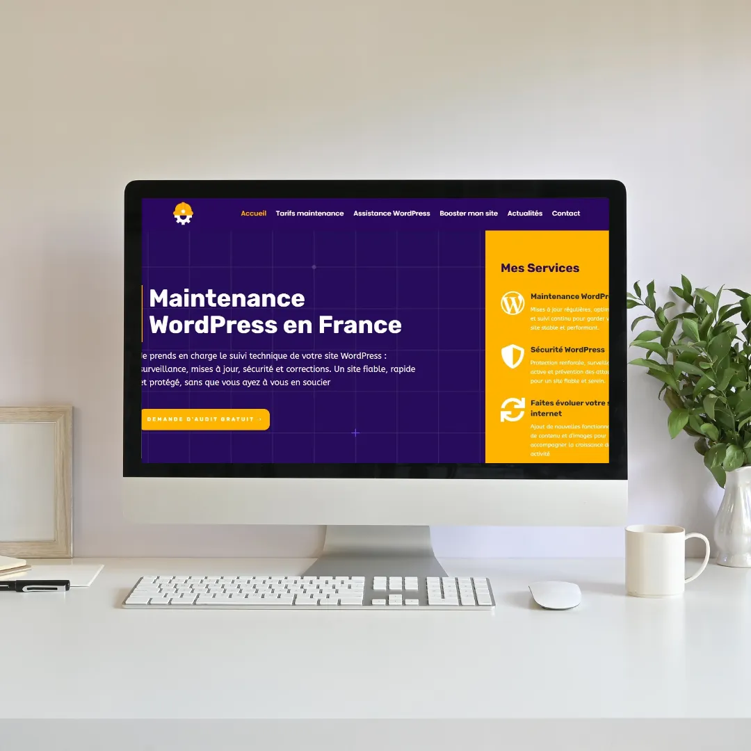 WPMaintenanceSite, site dédié à la maintenance WordPress